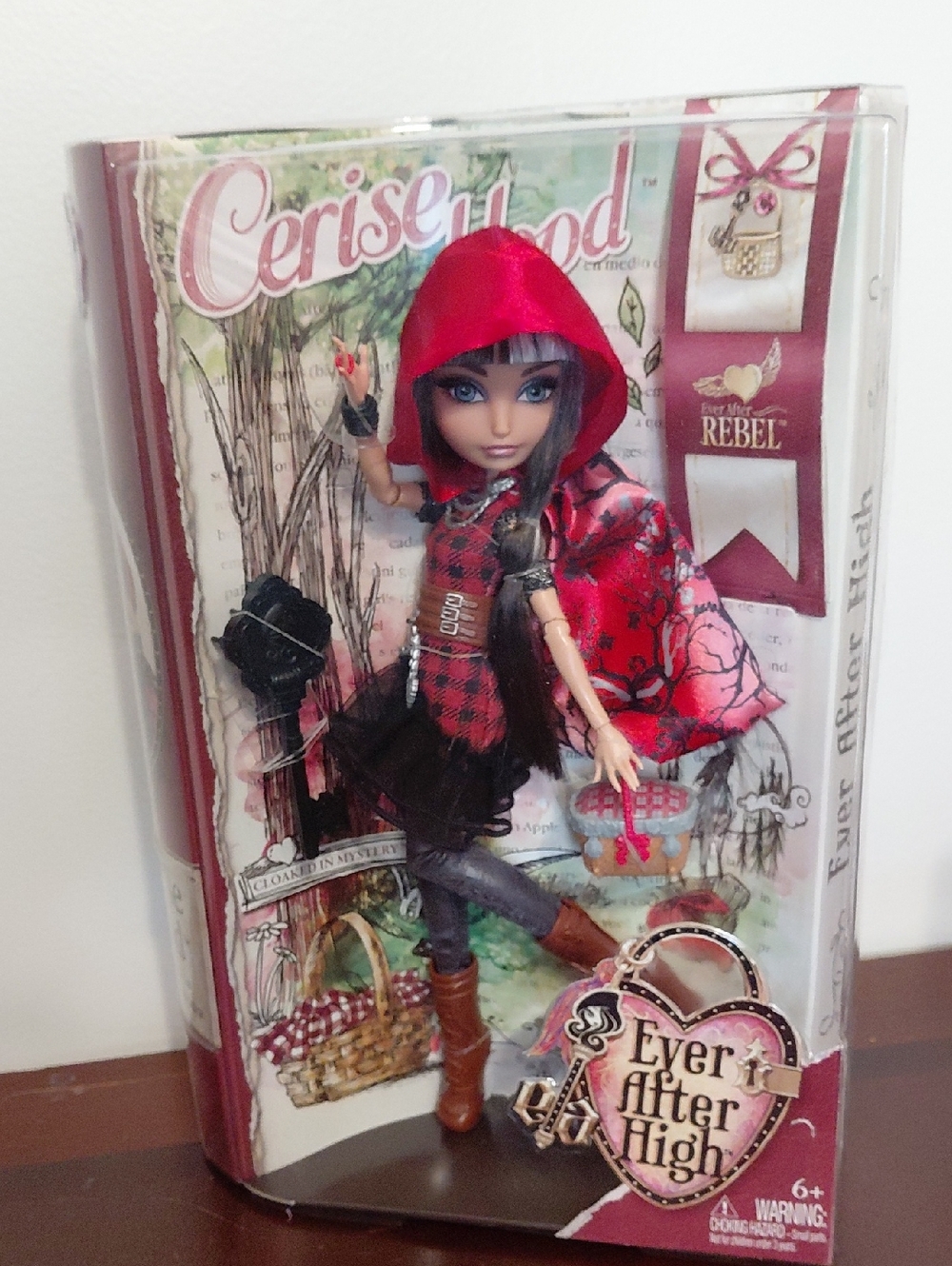 Ever After High Cerise Hood Doll by Mattel - Red, Black